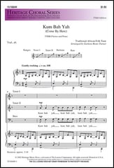 Kum Bah Yah TTBB choral sheet music cover